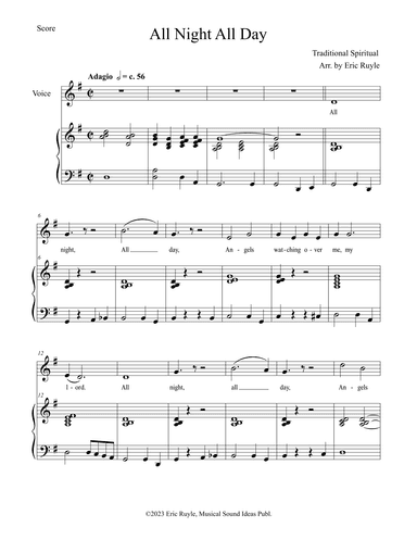 All Night, All Day (arr. Eric Ruyle)