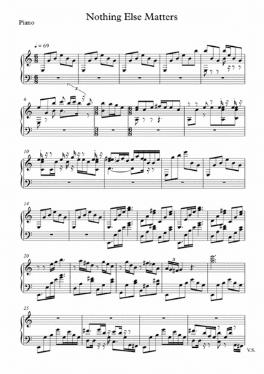 Nothing Else Matters (arr. Hugo Neves)