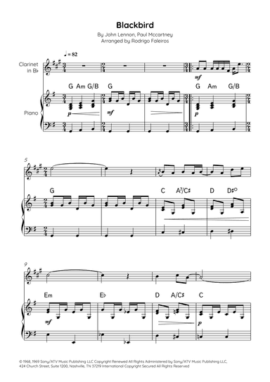 Blackbird (arr. Rodrigo Faleiros)