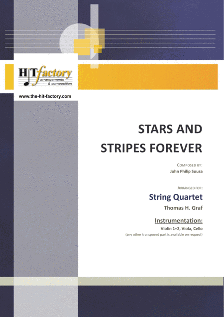 Stars and Stripes forever - Sousa - String Quartet (arr. Thomas H. Graf)
