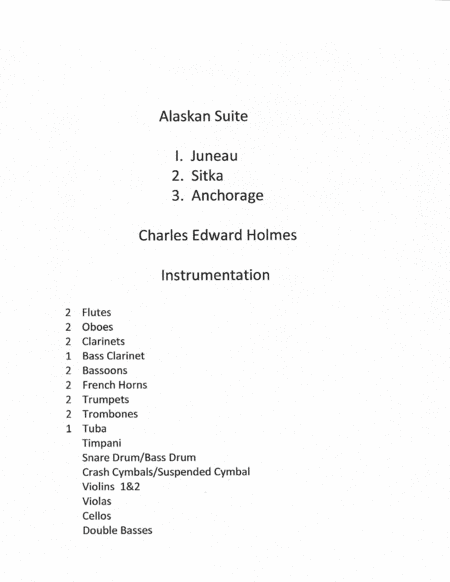 Alaskan Suite-Score