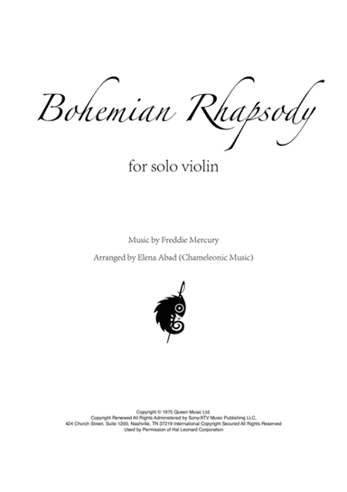 Bohemian Rhapsody (arr. Elena Abad)