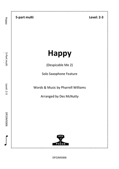 Happy (arr. Des McNutty)