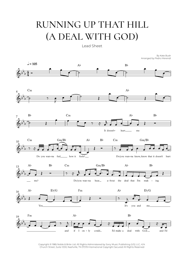 Running Up That Hill (arr. Pedro Merendi)