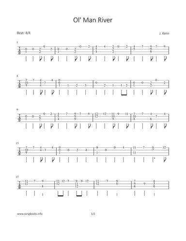 Ol Man River (arr. Bettina Schipp)