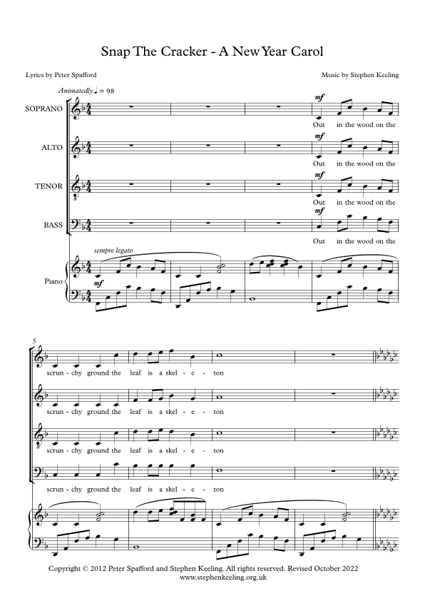 Snap The Cracker - A New Year Carol