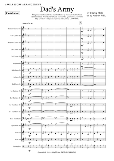 Dad's Army (arr. Andrew Will)