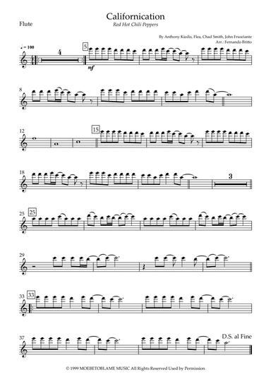 Californication (arr. Fernando Britto)