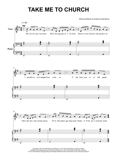 Take Me To Church (arr. Flavio Regis Cunha)