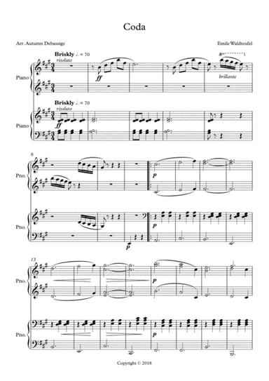 Skaters' Waltz, Coda (arr. Autumn Debassige)