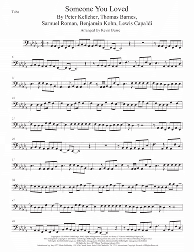 Someone You Loved (arr. Kevin Busse)