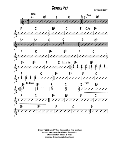Sparks Fly (arr. Audioblyca)