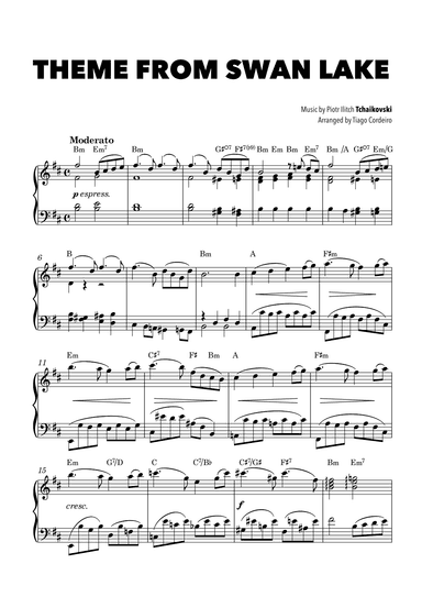 Theme From Swan Lake (arr. Tiago Cordeiro)