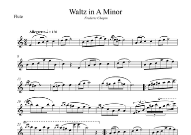 Waltz in A Minor (Chopin) (arr. Wesley S Silva)