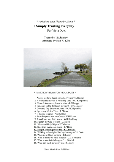 Simply trusting everyday (For Viola Duet) (arr. Han-Ki Kim)