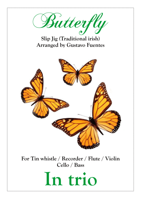 Butterfly, slip jig in trio, Celtic song, Arranged by Gustavo Fuentes (arr. Gustavo Fuentes)