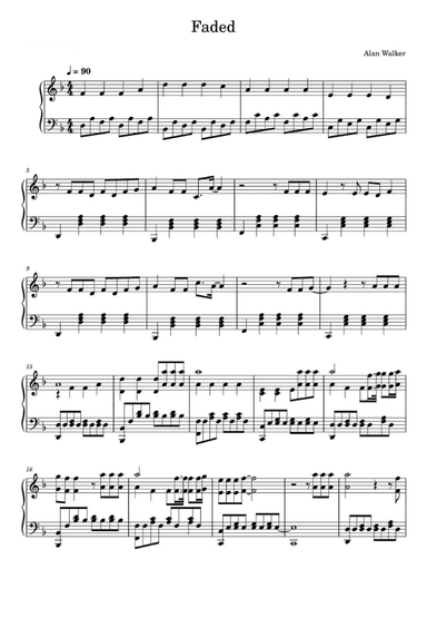 Faded (arr. Alan Walker)