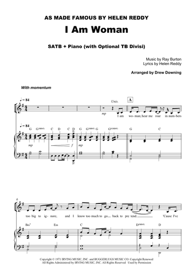 I Am Woman (arr. Drew Downing)