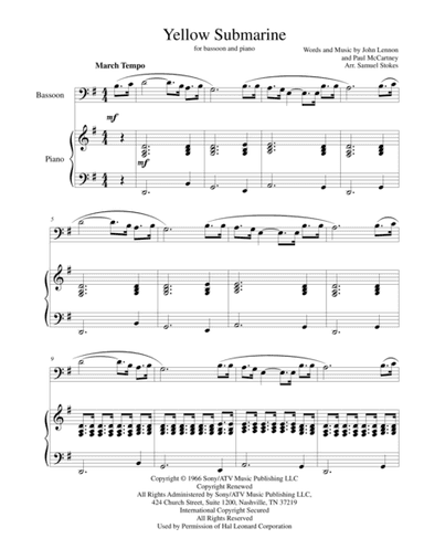 Yellow Submarine (arr. Samuel Stokes)