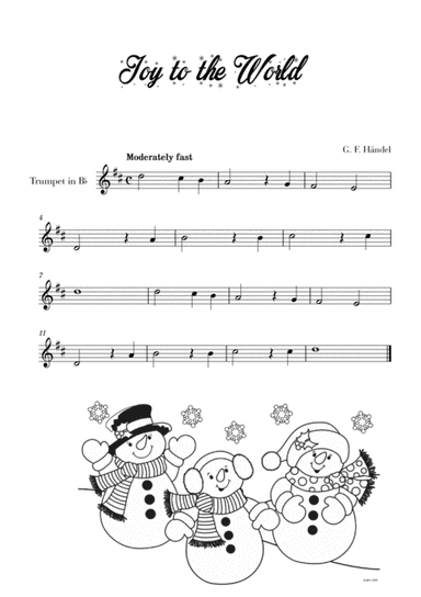 Joy to the World - Very Easy/Beginner (for Trumpet) (arr. Cadenza Editions)