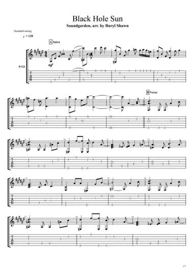 Black Hole Sun (arr. Daryl Shawn)
