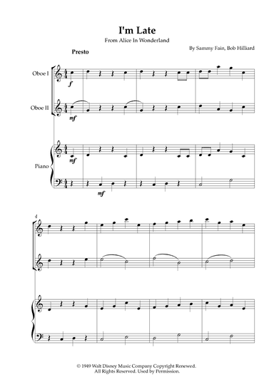 I'm Late (arr. Karen Gueiros)