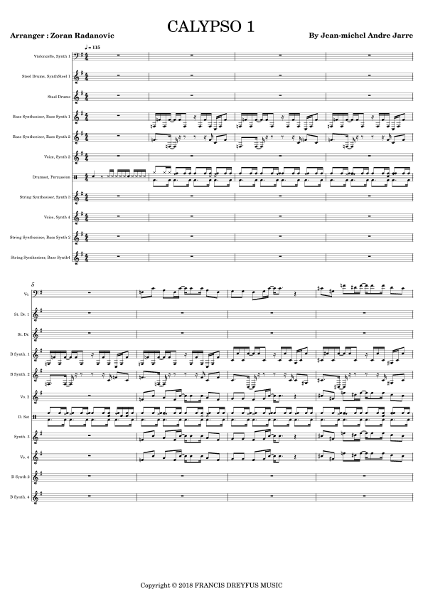 Calypso 1 (arr. Zoran Radanovic)
