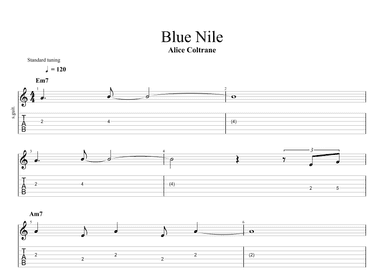 Blue Nile (arr. Mikael Benício)