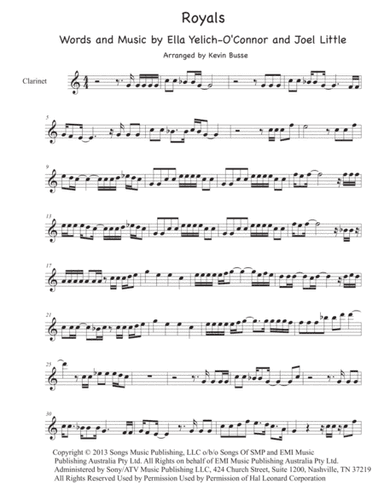 Royals (arr. Kevin Busse)