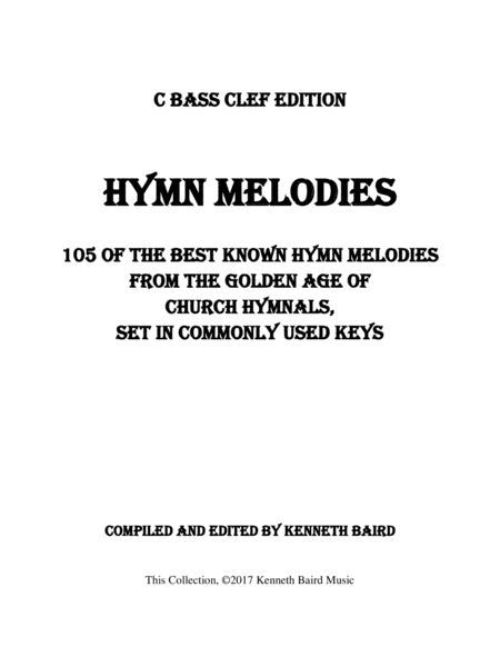 Hymn Melodies (arr. Compiled and Edited by Kenneth Baird)
