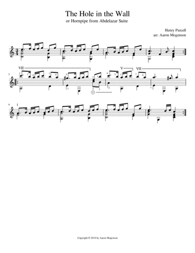 The Hole in the Wall (arr. Aaron Mogenson)