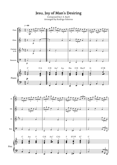 Jesu, Joy of Man's Desiring (arr. Rodrigo Faleiros)