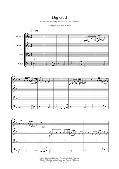 Big God (arr. Alirio Aimola)