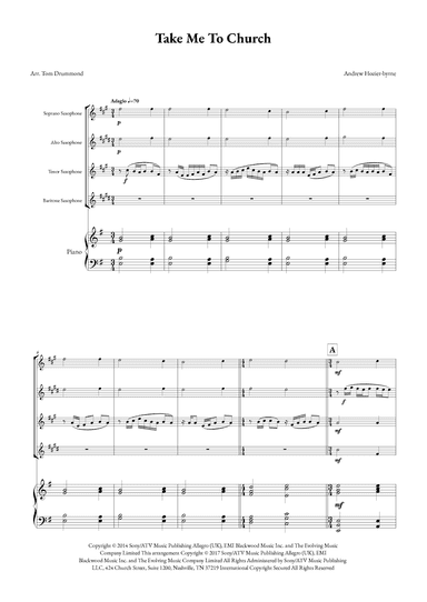 Take Me To Church (arr. Tom Drummond)