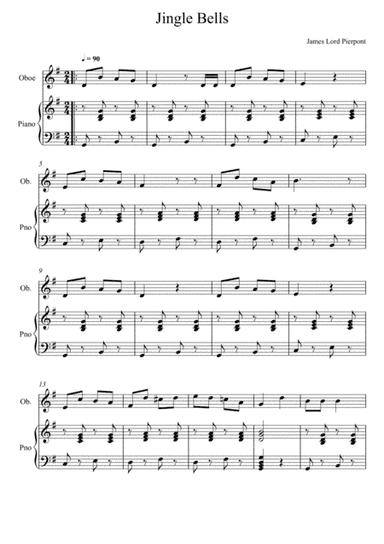 James Lord Pierpont - Jingle Bells (Oboe Solo) (arr. André Laitano)