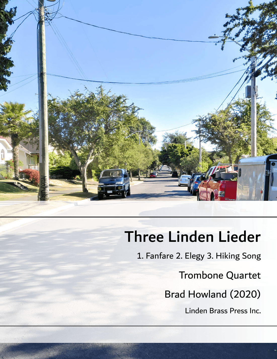 Three Linden Lieder for Trombone Quartet