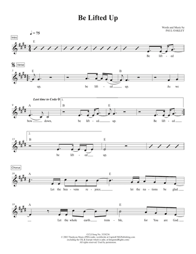 Be Lifted Up (arr. Travis J. Gandy)
