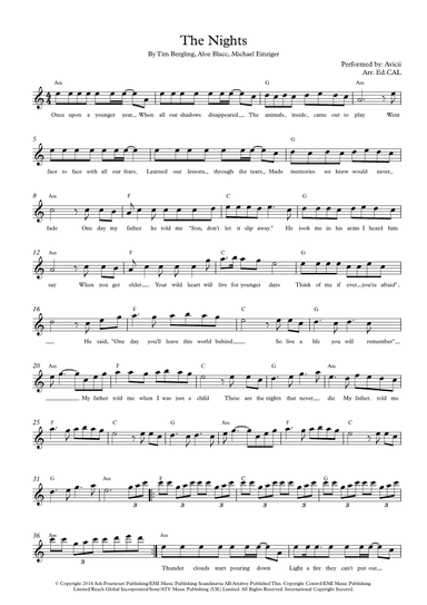 The Nights (arr. Arr. Ed.CAL)