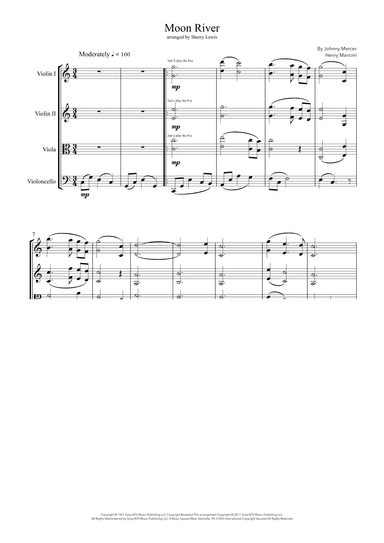 Moon River (arr. Sherry Lewis)