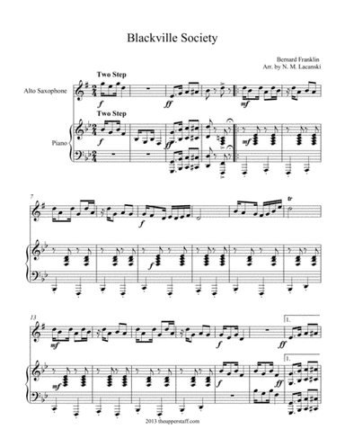 Blackville Society (arr. Nick Lacanski)
