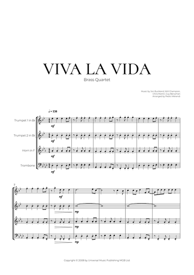 Viva La Vida (arr. Pedro Merendi)