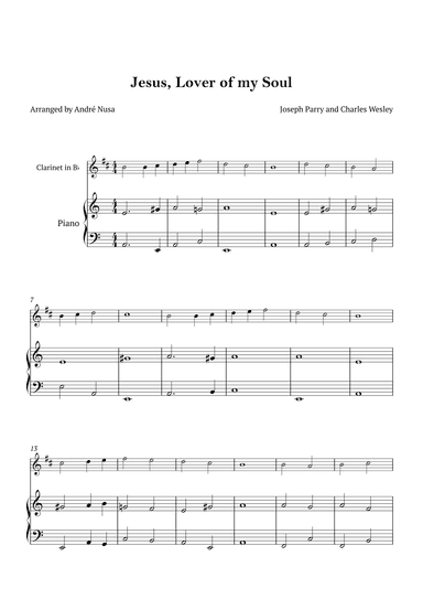 Jesus, Lover of my Soul (arr. André Nusa)
