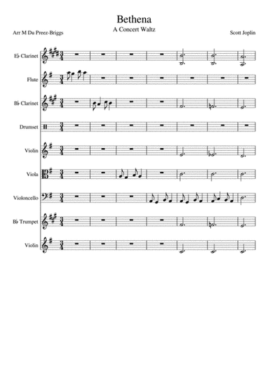 BethanyWaltz (arr. Mariaan Du Preez-Briggs)