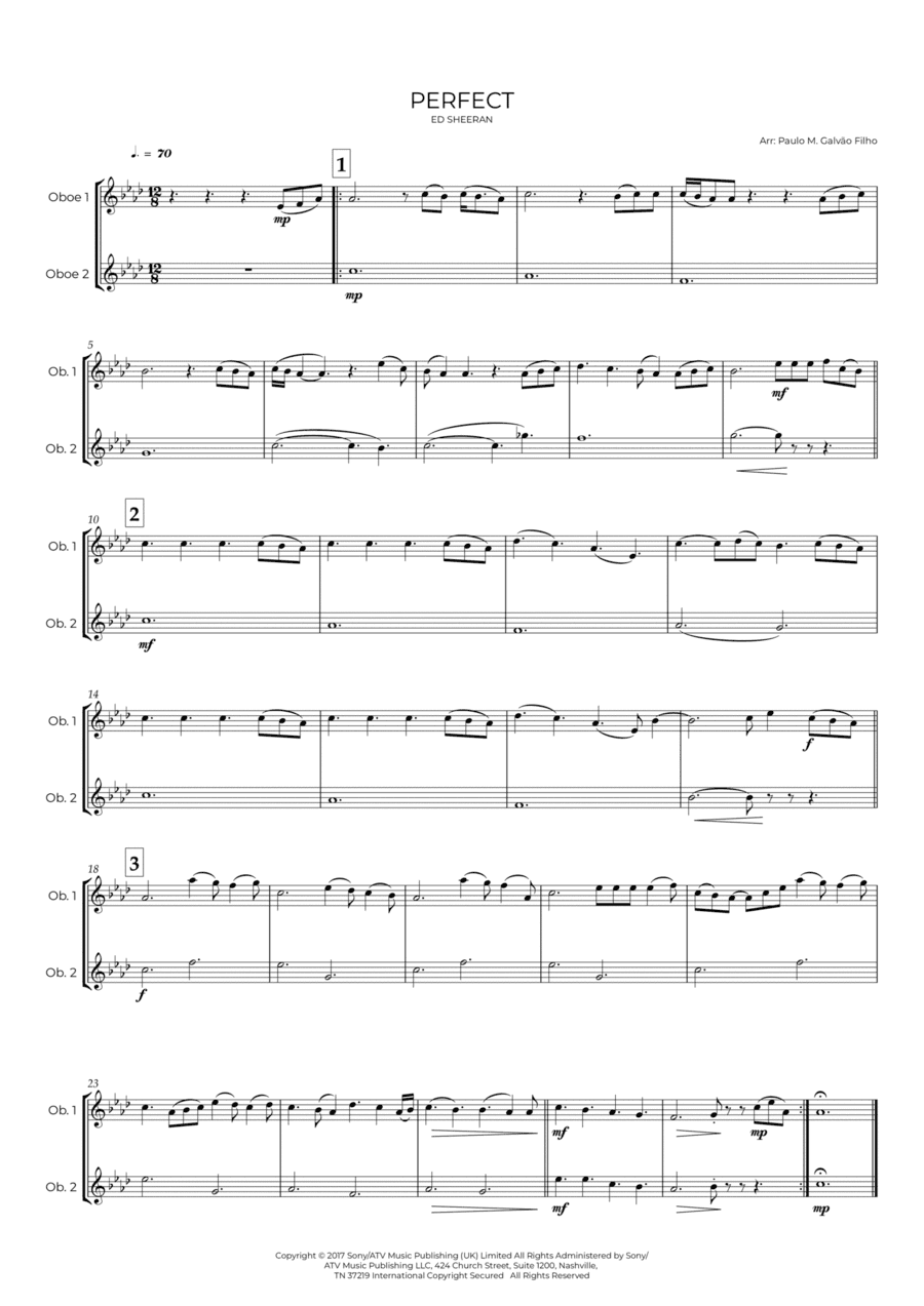 Perfect (arr. Paulo Galvão Filho)