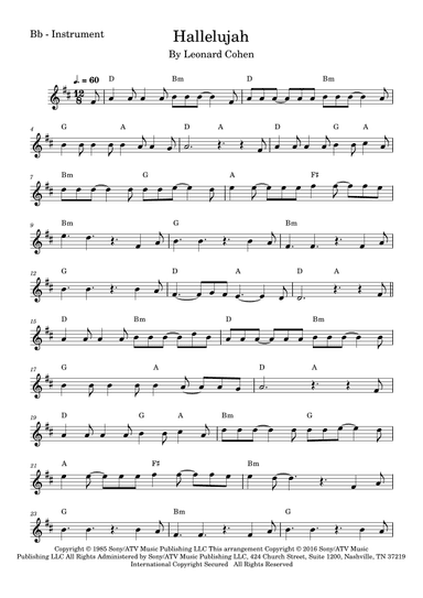 Hallelujah (arr. Fabio Eduardo de Oliveira)
