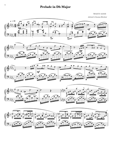Prelude in Db Major
