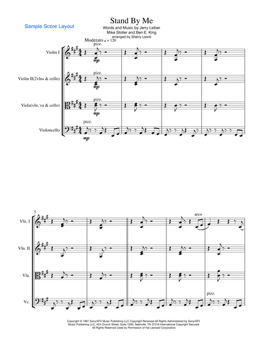 Stand By Me (arr. Sherry Lewis Publishing)