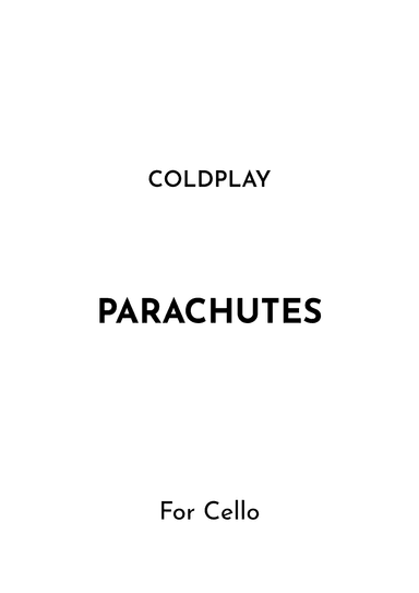 Parachutes (arr. Jireh J.)