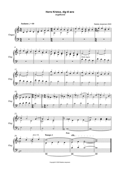 Herre Jesus, dig til eare