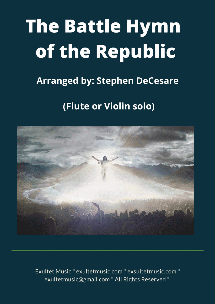 The Battle Hymn of the Republic (Flute or Violin solo and Piano) (arr. Stephen DeCesare)